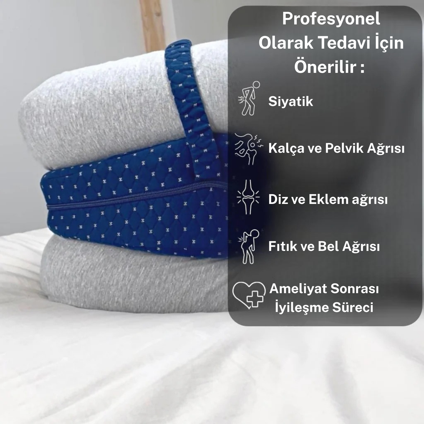 Komfi Yastık - Kalça, Sırt ve Siyatik Ağrısını Hafifletir