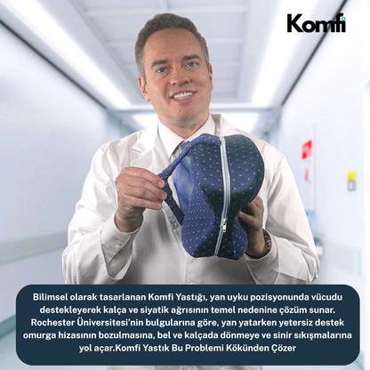 Komfi Yastık - Kalça, Sırt ve Siyatik Ağrısını Hafifletir